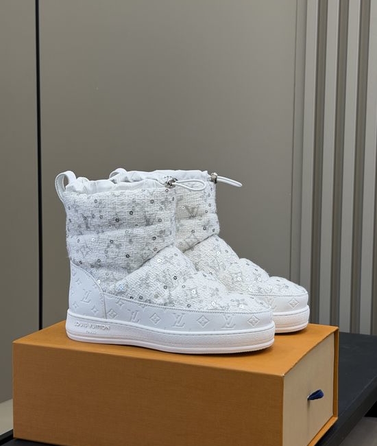 Louis Vuitton LV Warm Padded Winter Snow Boots Water Resistant Outdoor Footwear