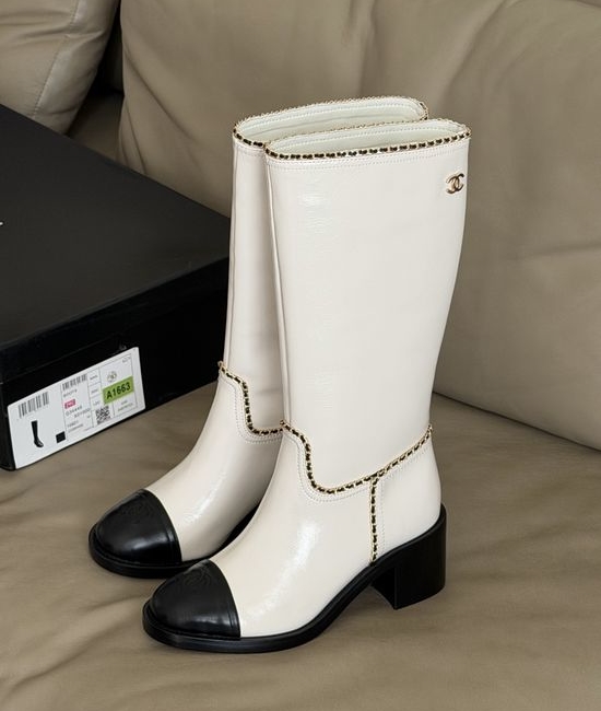 Chanel Patent Leather Chain Decor Casual Shoes Soft Lined Footwear