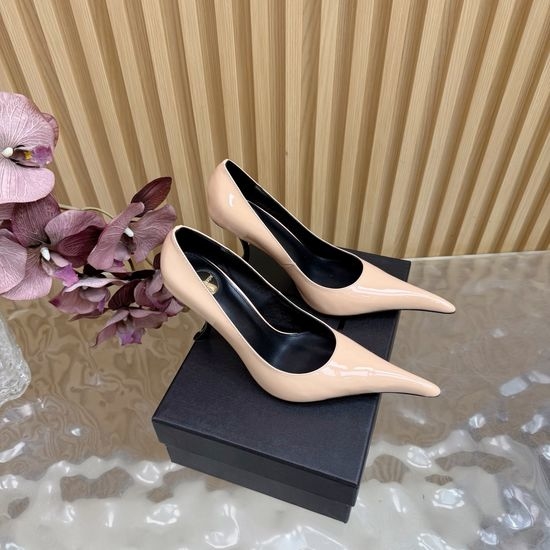 Yves Saint Laurent YSL Sleek Metal-Heeled Pointed High Heels