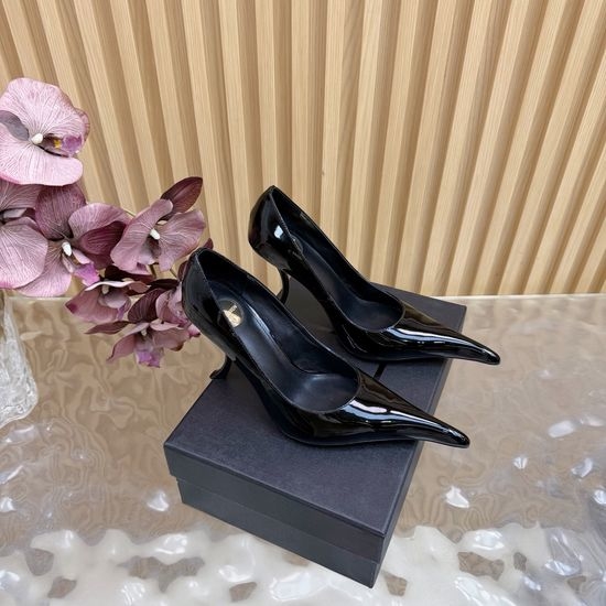 Yves Saint Laurent YSL Sleek Metal-Heeled Pointed High Heels