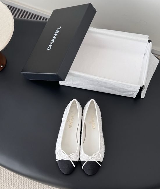 Chanel Timeless Round Toe Ballet Flats Daily Wear Shoes