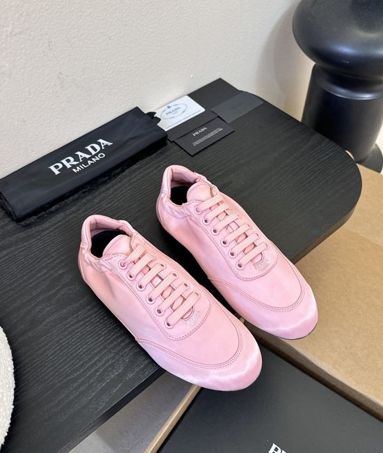 Prada Vintage Low Top Casual Sneakers With Smooth Upper