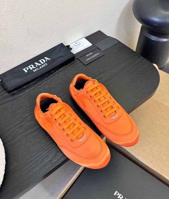 Prada Vintage Low Top Casual Sneakers With Smooth Upper