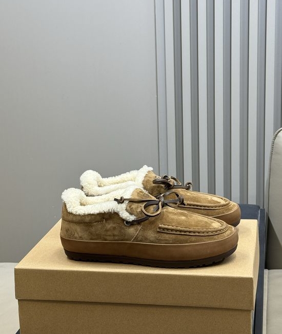 UGG Plush Lined Moccasins Suede Upper Warm Comfortable Anti-slip
