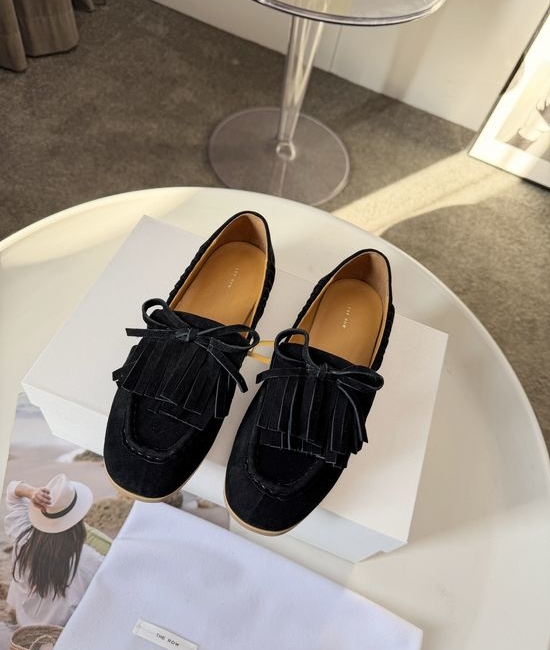 The Row Bow Tassel Slip On Loafers Convertible Comfortable Footwear