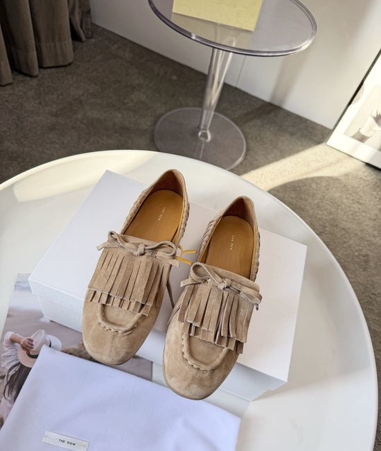 The Row Bow Tassel Slip On Loafers Convertible Comfortable Footwear
