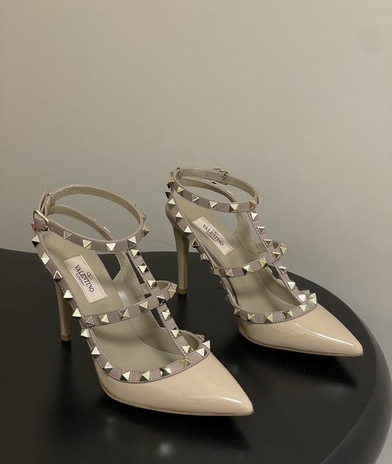Valentino Elegant Stiletto Heels with Straps, Walking Ease