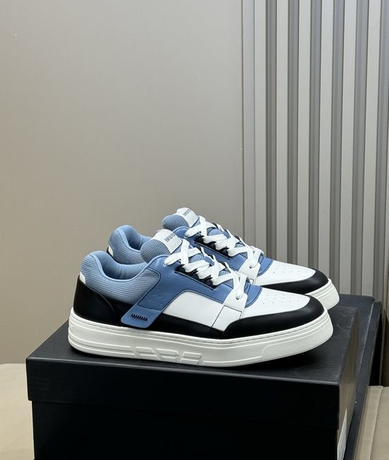 Armani Breathable Color-block Casual Sneakers