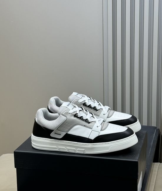 Armani Breathable Color-block Casual Sneakers