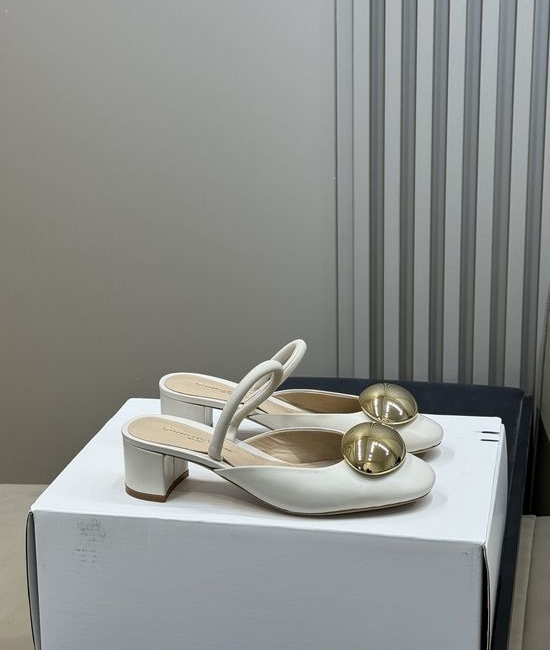 Gianvito Rossi Chunky Heel Pumps with Decorative Metal Accent