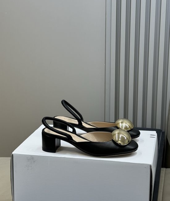 Gianvito Rossi Chunky Heel Pumps with Decorative Metal Accent