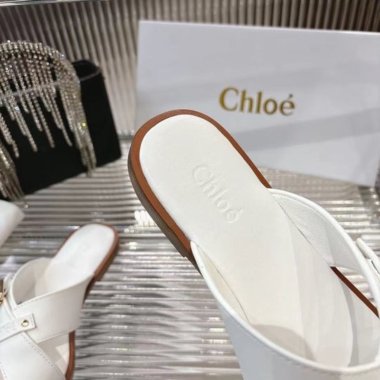 Chloe Genuine Leather Slides Comfortable For Daily Wear