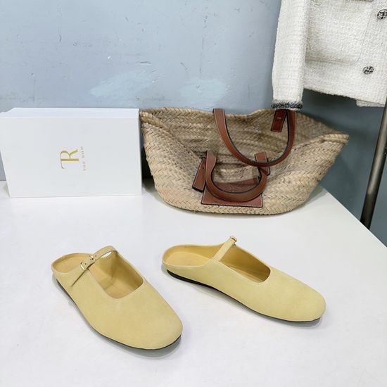 Hermes Minimalist Mary Jane Flats Suede Upper Breathable Design