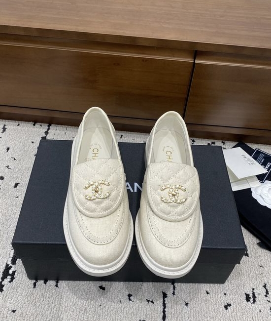 Chanel Classic Buckle Loafers Premium Leather Upper Soft Lining