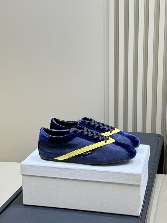Celine Vintage Logo Embellished Casual Training Sneakers