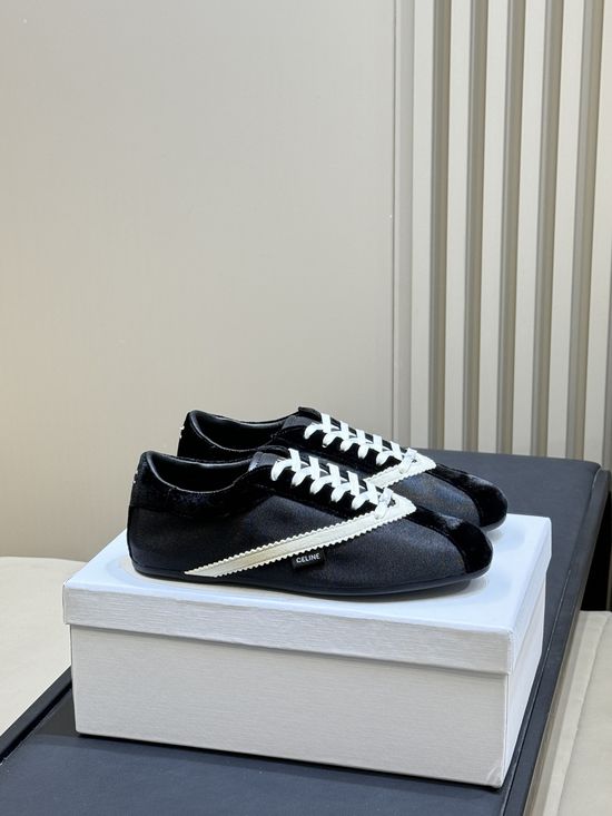 Celine Vintage Logo Embellished Casual Training Sneakers