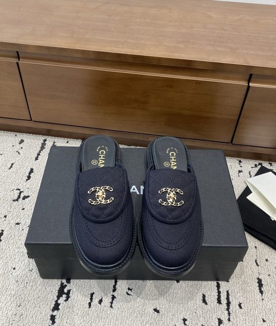 Chanel Classic Buckle Slides Premium Leather Upper Soft Lining
