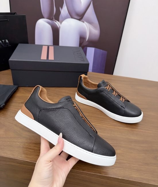 Zegna Luxury Casual Shoes with Upgraded Cushioned Lightweight Sole