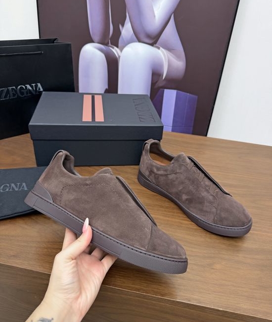 Zegna Luxury Casual Shoes with Upgraded Cushioned Lightweight Sole