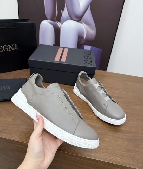 Zegna Luxury Casual Shoes with Upgraded Cushioned Lightweight Sole