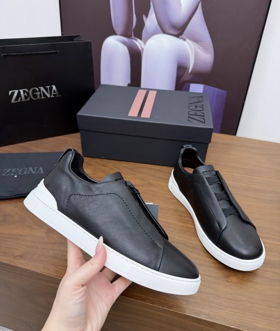 Zegna Luxury Casual Shoes with Upgraded Cushioned Lightweight Sole