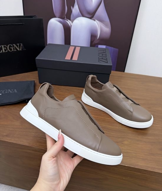 Zegna Luxury Casual Shoes with Upgraded Cushioned Lightweight Sole
