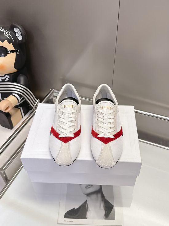 Celine Velvet Color Block Lace Up Elegant Comfortable Shoes
