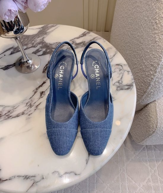 Chanel Ballet Flat Shoes Classic Denim Versatile Daily Wear