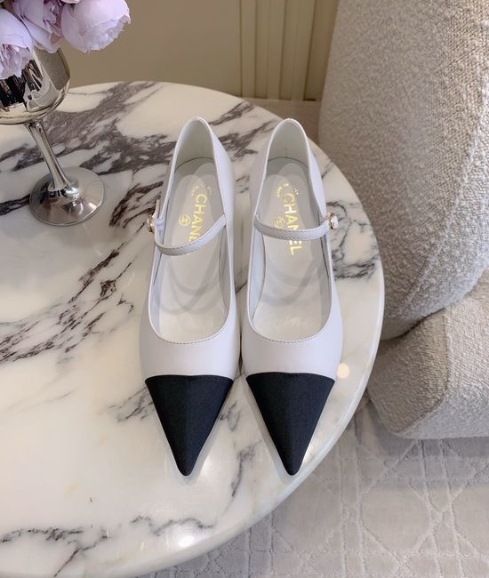 Chanel Pointed Toe Mary Jane Leather Shoes Premium Comfort
