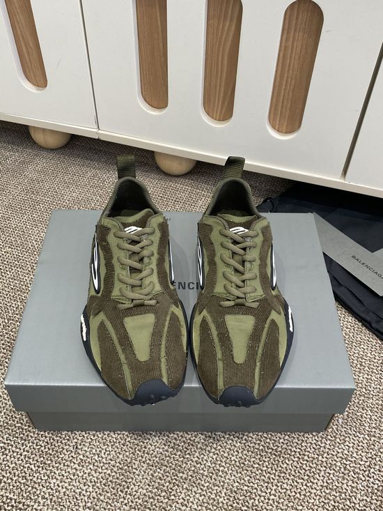 Balenciaga Round Toe Lace Up Low Top Casual Daily Sneakers
