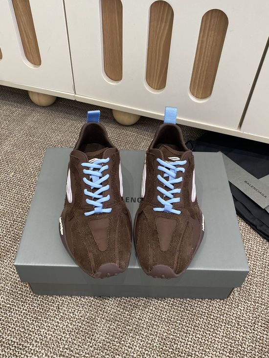 Balenciaga Round Toe Lace Up Low Top Casual Daily Sneakers