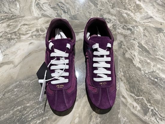 Prada Vintage Printed Thick Sole Non Slip Casual Shoes