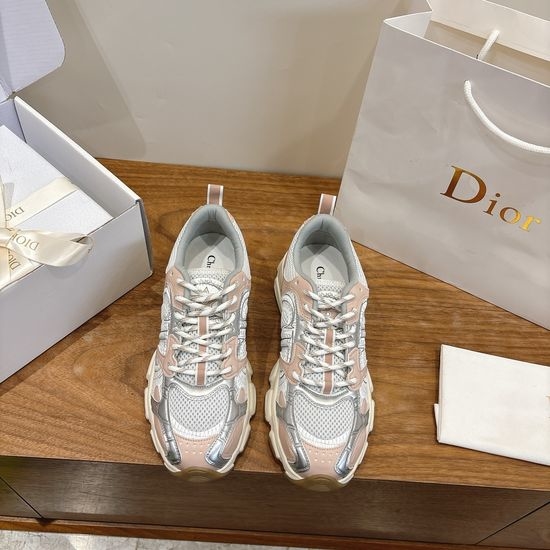 Christian Dior CD Vibe Signature Chunky Sneakers with Oblique Print