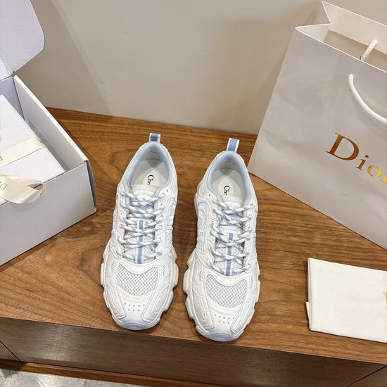 Christian Dior CD Vibe Signature Chunky Sneakers with Oblique Print