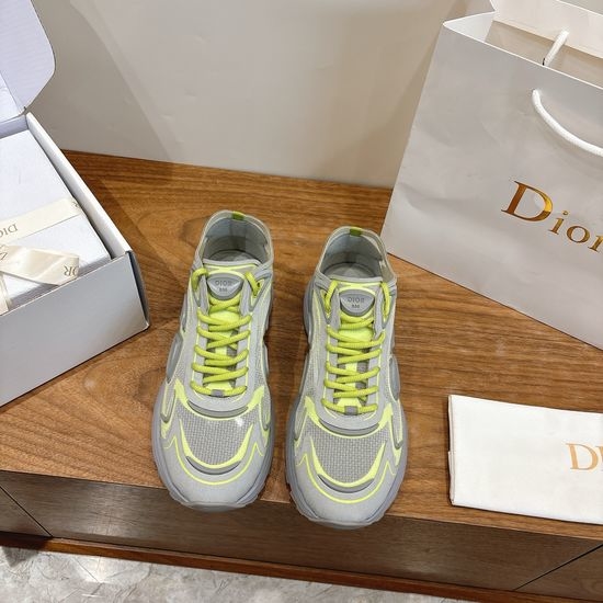 Christian Dior CD Night Glow Chunky Sneakers with 3D Letter Logo