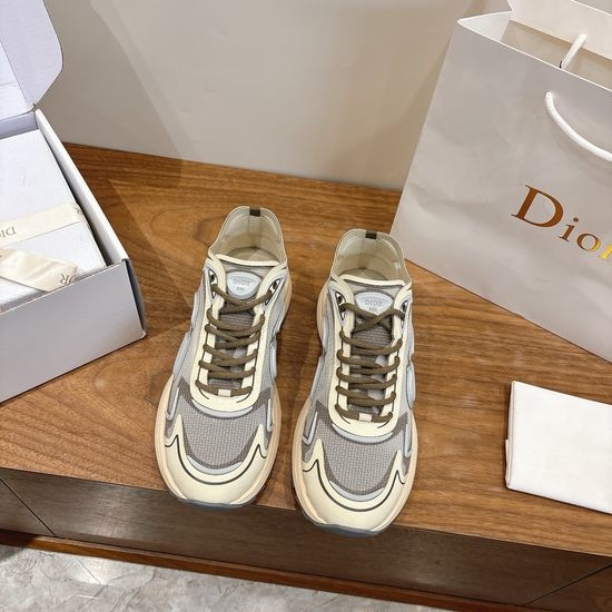 Christian Dior CD Night Glow Chunky Sneakers with 3D Letter Logo