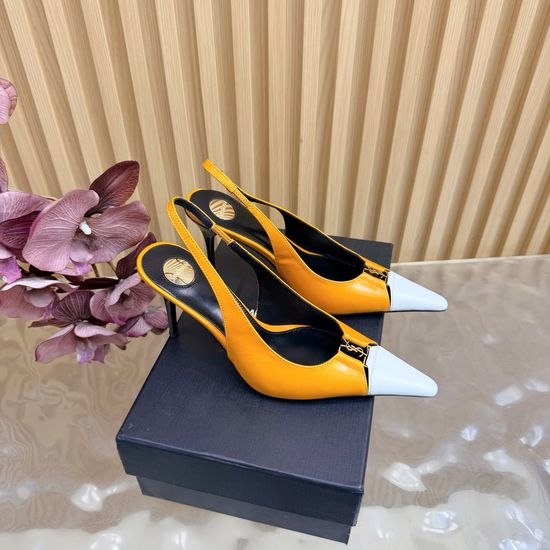 Yves Saint Laurent YSL Chic Strappy High-Heeled Sandals with Crystal Details