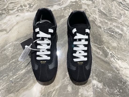 Prada Vintage Printed Thick Sole Non Slip Casual Shoes