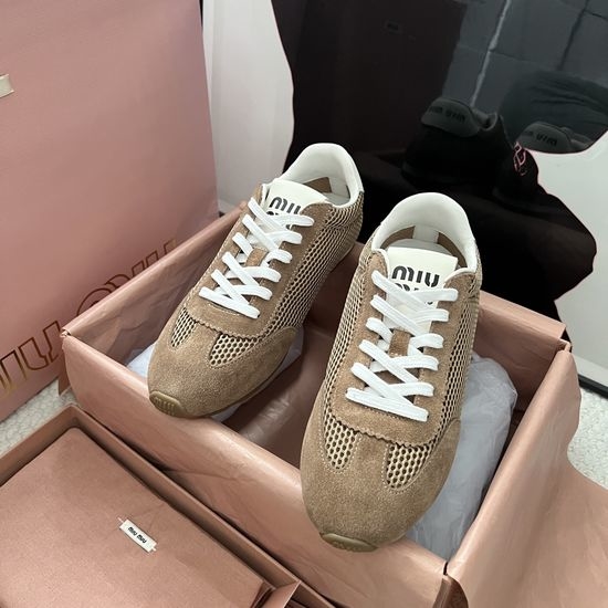 Miu Miu Vintage Casual Training Shoes Comfortable Walking Footwear