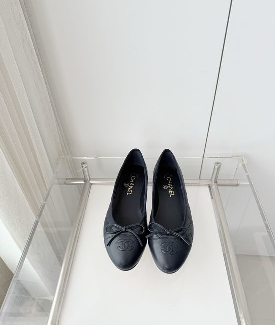 Chanel Classic Leather Sole Ballet Flats