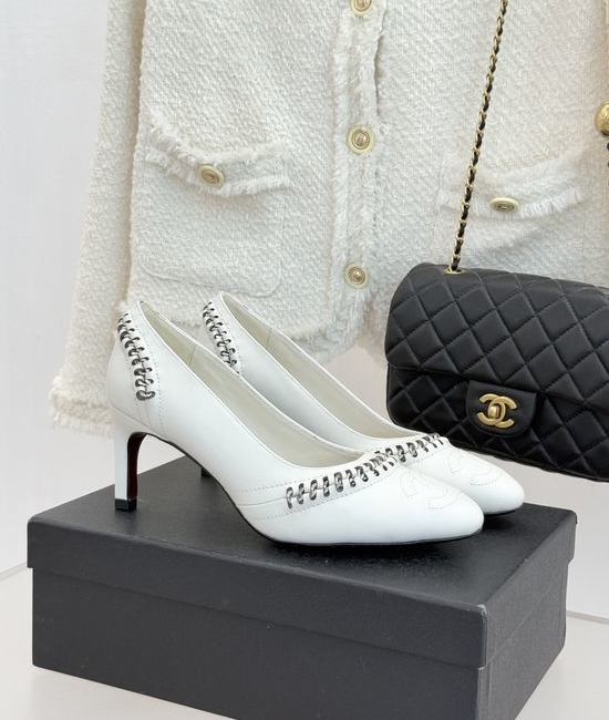 Chanel Classic Stitched Leather Low Heel Flats Comfortable Casual Dress Shoes