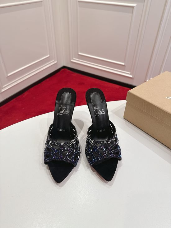Christian Louboutine Premium Quality Pointed Toe Hollow Out High Heels