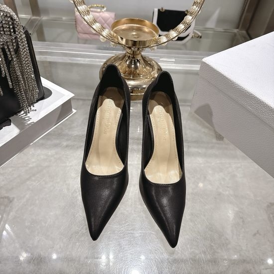 Christian Dior CD Pointed Toe Elegant Heeled Mary Jane Sandals