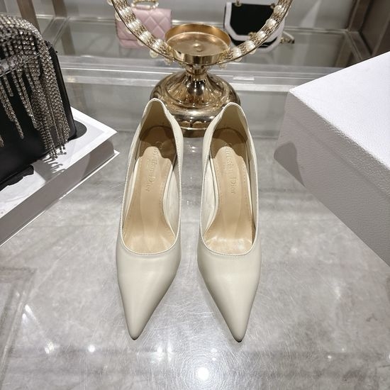 Christian Dior CD Pointed Toe Elegant Heeled Mary Jane Sandals