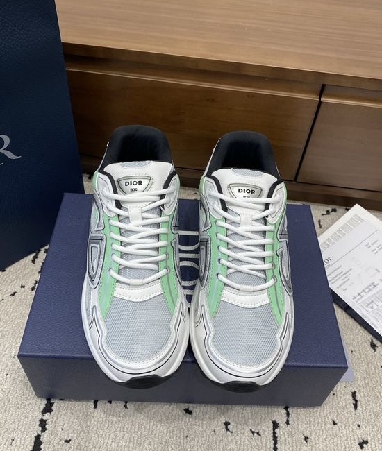 Christian Dior CD Lace-up Casual Comfortable Walking Sneakers