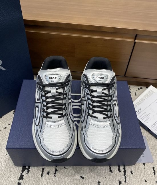 Christian Dior CD Lace-up Casual Comfortable Walking Sneakers