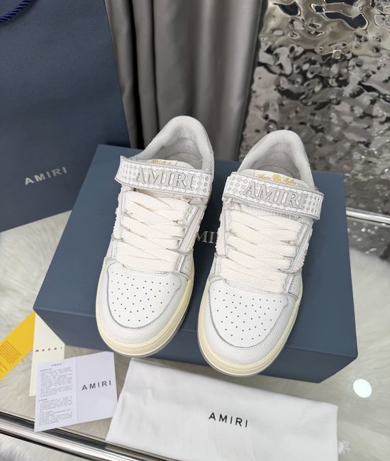 Amiri Suede Star Casual Skate Shoes with Rubber Sole