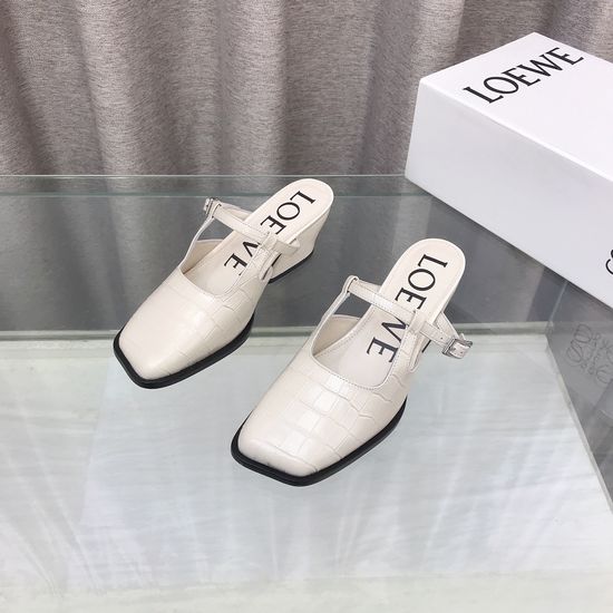 Loewe Limited Edition Slip-on Sandals with Embossed Design