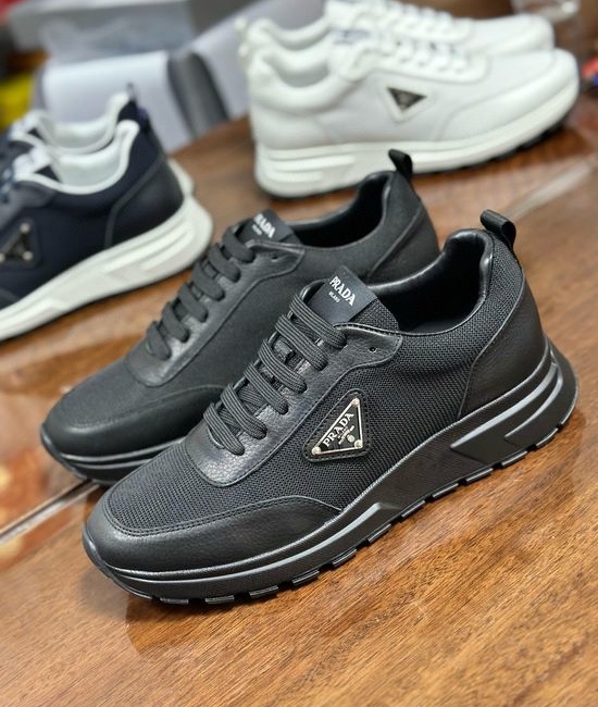 Prada High Quality Casual Shoes with Premium Fabric and Comfortable Lining