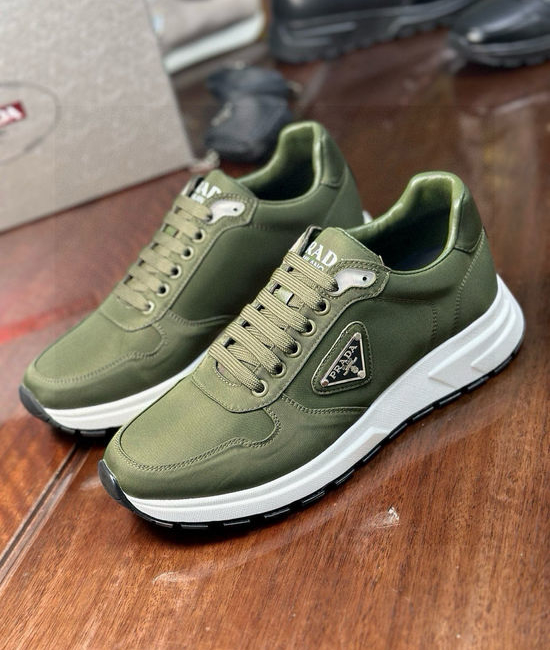 Prada Premium Durable Casual Sneakers with Soft Insole